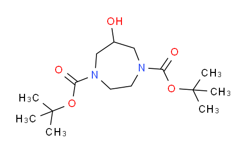 CAS No. 1823301-45-6, Di-tert-butyl 6-hydroxy-1,4-diazepane-1,4-dicarboxylate