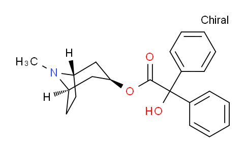 CAS No. 3736-36-5, endo-8-Methyl-8-azabicyclo[3.2.1]octan-3-yl 2-hydroxy-2,2-diphenylacetate