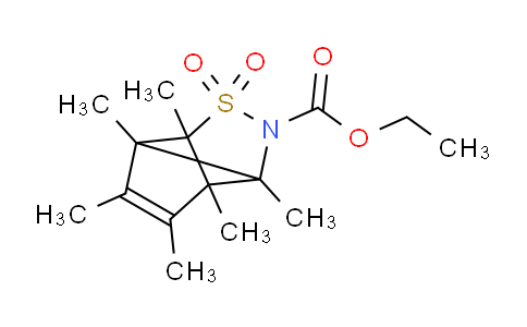 CAS No. 20089-09-2, Ethyl 1,2,5,6,7,8-hexamethyl-3-thia-4-azatricyclo[3.3.0.02,6]oct-7-ene-4-carboxylate 3,3-dioxide