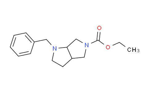 CAS No. 132414-78-9, Ethyl 1-benzylhexahydropyrrolo[3,4-b]pyrrole-5(1H)-carboxylate