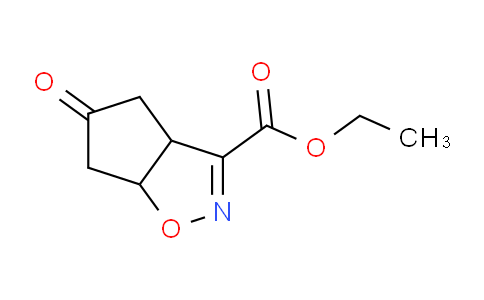 CAS No. 1823371-58-9, Ethyl 5-oxo-4,5,6,6a-tetrahydro-3aH-cyclopenta[d]isoxazole-3-carboxylate