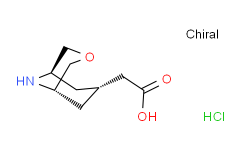 CAS No. 1630906-95-4, exo-2-(3-Oxa-9-azabicyclo[3.3.1]nonan-7-yl)acetic acid hydrochloride