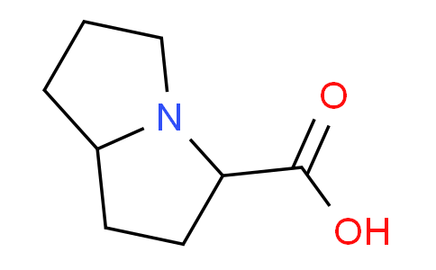 CAS No. 2581-04-6, Hexahydro-1H-pyrrolizine-3-carboxylic acid