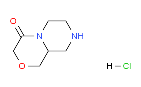 907611-38-5 | Hexahydropyrazino[2,1-c][1,4]oxazin-4(3H)-one hydrochloride