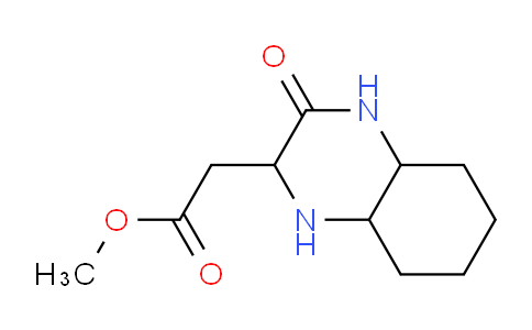 CAS No. 1008583-85-4, Methyl 2-(3-oxodecahydroquinoxalin-2-yl)acetate