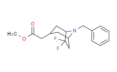 CAS No. 1630906-57-8, Methyl 2-exo-(8-benzyl-6,6-difluoro-8-azabicyclo[3.2.1]octan-3-yl)acetate