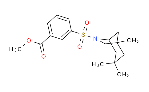 CAS No. 442644-48-6, Methyl 3-((1,3,3-trimethyl-6-azabicyclo[3.2.1]octan-6-yl)sulfonyl)benzoate
