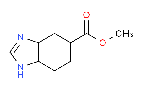 CAS No. 1437794-30-3, Methyl 3a,4,5,6,7,7a-hexahydro-1H-1,3-benzodiazole-5-carboxylate