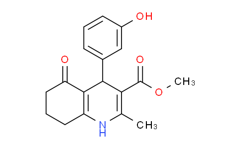 CAS No. 299946-06-8, Methyl 4-(3-hydroxyphenyl)-2-methyl-5-oxo-1,4,5,6,7,8-hexahydroquinoline-3-carboxylate