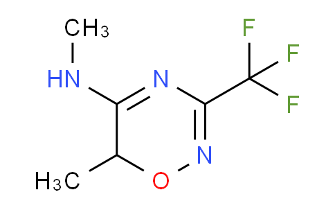 CAS No. 1338495-08-1, N,6-Dimethyl-3-(trifluoromethyl)-6H-1,2,4-oxadiazin-5-amine