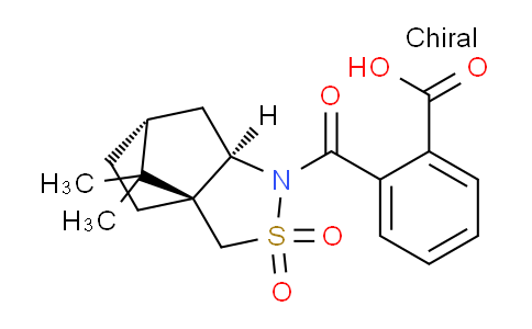 CAS No. 179950-32-4, N-(2-Carboxybenzoyl)-(-)-10,2-camphorsultam