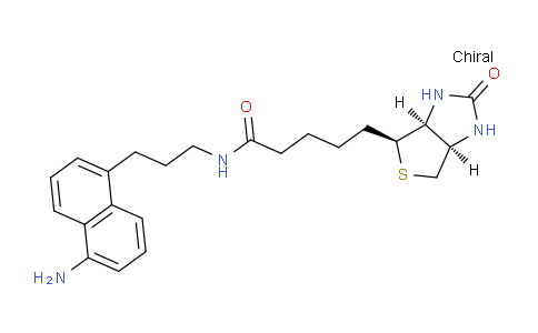 CAS No. 2375201-60-6, N-(3-(5-Aminonaphthalen-1-yl)propyl)-5-((3aS,4S,6aR)-2-oxohexahydro-1H-thieno[3,4-d]imidazol-4-yl)pentanamide