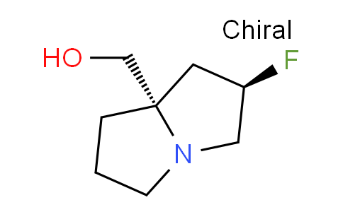 CAS No. 1788873-66-4, rel-((2R,7aS)-2-Fluorohexahydro-1H-pyrrolizin-7a-yl)methanol