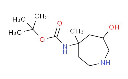 CAS No. 1956311-21-9, tert-Butyl (6-hydroxy-4-methylazepan-4-yl)carbamate