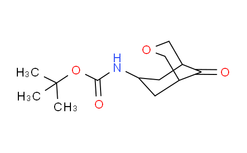 CAS No. 1781343-19-8, tert-Butyl (9-oxo-3-oxabicyclo[3.3.1]nonan-7-yl)carbamate