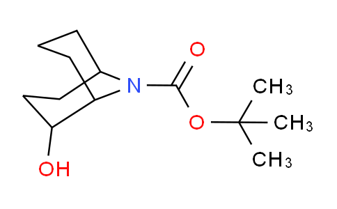 CAS No. 1823822-36-1, tert-Butyl 2-hydroxy-9-azabicyclo[3.3.1]nonane-9-carboxylate