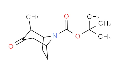 CAS No. 1956335-05-9, tert-Butyl 2-methyl-3-oxo-8-azabicyclo[3.2.1]octane-8-carboxylate