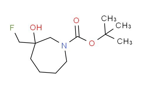 CAS No. 1823981-49-2, tert-Butyl 3-(fluoromethyl)-3-hydroxyazepane-1-carboxylate