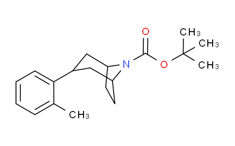 CAS No. 1443133-11-6, tert-Butyl 3-(o-tolyl)-8-azabicyclo[3.2.1]octane-8-carboxylate