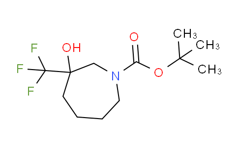 CAS No. 1823863-12-2, tert-Butyl 3-hydroxy-3-(trifluoromethyl)azepane-1-carboxylate