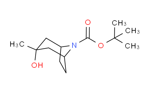 CAS No. 870889-20-6, tert-Butyl 3-hydroxy-3-methyl-8-azabicyclo[3.2.1]octane-8-carboxylate