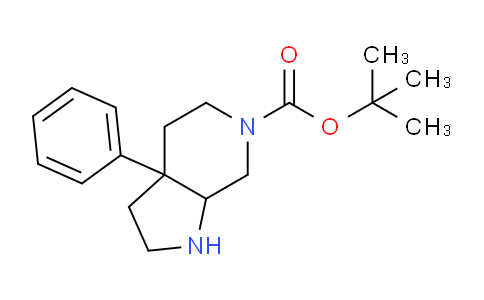 CAS No. 1251015-60-7, tert-Butyl 3a-phenylhexahydro-1H-pyrrolo[2,3-c]pyridine-6(2H)-carboxylate