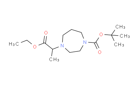 CAS No. 1214852-44-4, tert-Butyl 4-(1-ethoxy-1-oxopropan-2-yl)-1,4-diazepane-1-carboxylate