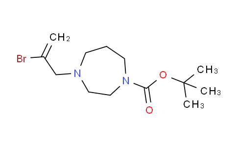 CAS No. 1306746-94-0, tert-Butyl 4-(2-bromoallyl)-1,4-diazepane-1-carboxylate