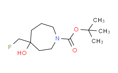 CAS No. 1824018-18-9, tert-Butyl 4-(fluoromethyl)-4-hydroxyazepane-1-carboxylate