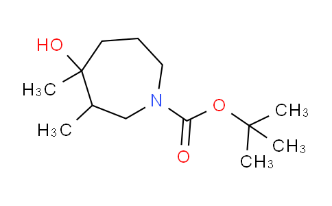 CAS No. 1824018-27-0, tert-Butyl 4-hydroxy-3,4-dimethylazepane-1-carboxylate