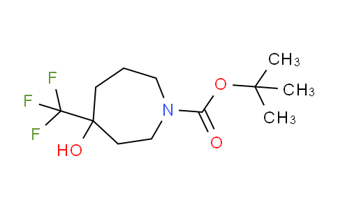 CAS No. 1334495-40-7, tert-Butyl 4-hydroxy-4-(trifluoromethyl)azepane-1-carboxylate