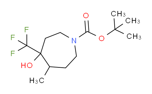CAS No. 1823815-32-2, tert-Butyl 4-hydroxy-5-methyl-4-(trifluoromethyl)azepane-1-carboxylate