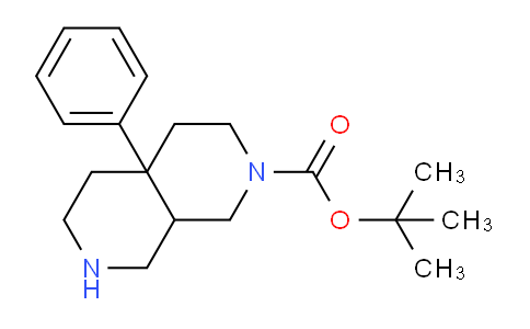 CAS No. 1251021-84-7, tert-Butyl 4a-phenyloctahydro-2,7-naphthyridine-2(1H)-carboxylate