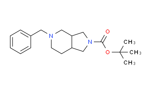 CAS No. 1114985-10-2, tert-Butyl 5-benzylhexahydro-1H-pyrrolo[3,4-c]pyridine-2(3H)-carboxylate