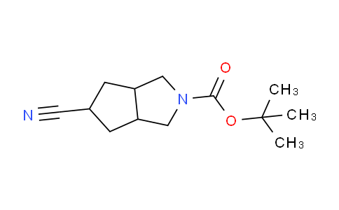 CAS No. 1447607-25-1, tert-Butyl 5-cyanohexahydrocyclopenta[c]pyrrole-2(1H)-carboxylate