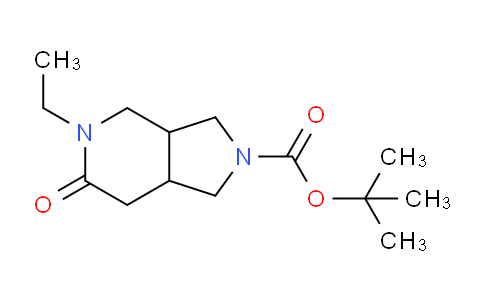 CAS No. 1360364-17-5, tert-Butyl 5-ethyl-6-oxohexahydro-1H-pyrrolo[3,4-c]pyridine-2(3H)-carboxylate