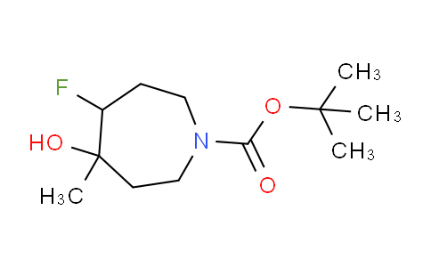 CAS No. 1824024-04-5, tert-Butyl 5-fluoro-4-hydroxy-4-methylazepane-1-carboxylate