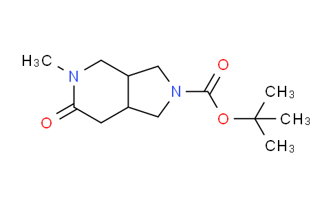 CAS No. 1360363-93-4, tert-Butyl 5-methyl-6-oxohexahydro-1H-pyrrolo[3,4-c]pyridine-2(3H)-carboxylate