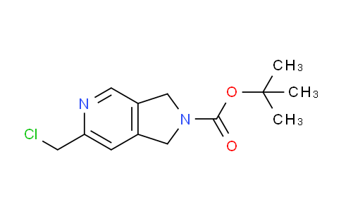 CAS No. 2222756-66-1, tert-Butyl 6-(chloromethyl)-1H-pyrrolo[3,4-c]pyridine-2(3H)-carboxylate