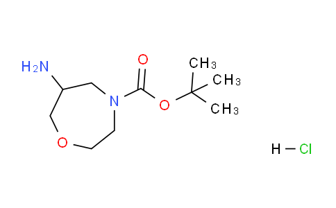 CAS No. 1414958-25-0, tert-Butyl 6-amino-1,4-oxazepane-4-carboxylate hydrochloride