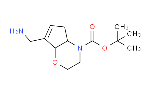 CAS No. 1263181-32-3, tert-Butyl 7-(aminomethyl)-2,3,4a,5-tetrahydrocyclopenta[b][1,4]oxazine-4(7aH)-carboxylate