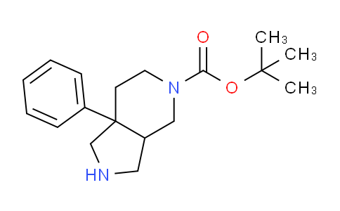 CAS No. 1251007-41-6, tert-Butyl 7a-phenylhexahydro-1H-pyrrolo[3,4-c]pyridine-5(6H)-carboxylate