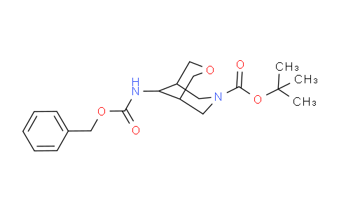 CAS No. 1341035-20-8, tert-Butyl 9-(((benzyloxy)carbonyl)amino)-3-oxa-7-azabicyclo[3.3.1]nonane-7-carboxylate