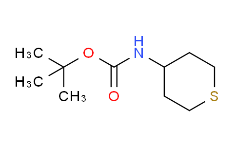 CAS No. 595597-00-5, tert-Butyl N-tetrahydrothiopyran-4-ylcarbamate