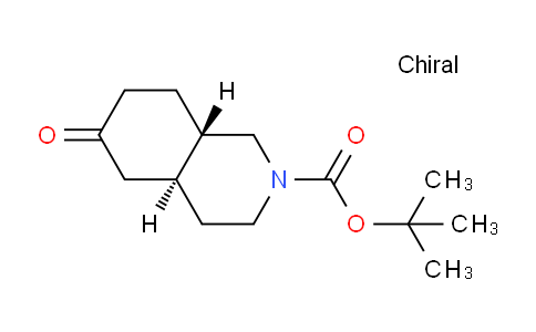 CAS No. 146610-24-4, trans-tert-Butyl 6-oxooctahydroisoquinoline-2(1H)-carboxylate