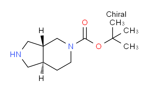 CAS No. 1273568-65-2, trans-tert-Butyl hexahydro-1H-pyrrolo[3,4-c]pyridine-5(6H)-carboxylate