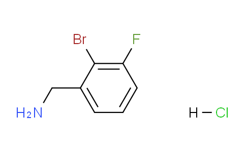 CAS No. 1214376-83-6, (2-Bromo-3-fluorophenyl)methanamine hydrochloride