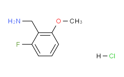 CAS No. 1214366-31-0, (2-Fluoro-6-methoxyphenyl)methanamine hydrochloride