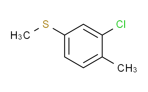 CAS No. 53250-85-4, (3-Chloro-4-methylphenyl)(methyl)sulfane