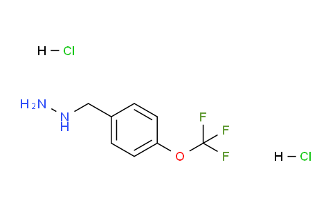 CAS No. 1427416-69-0, (4-(Trifluoromethoxy)benzyl)hydrazine dihydrochloride